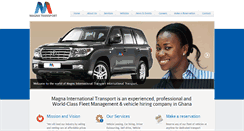 Desktop Screenshot of magnatransport.com